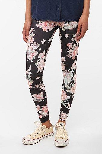 Bdg Abstract Legging   Floral   Floral Multi   L